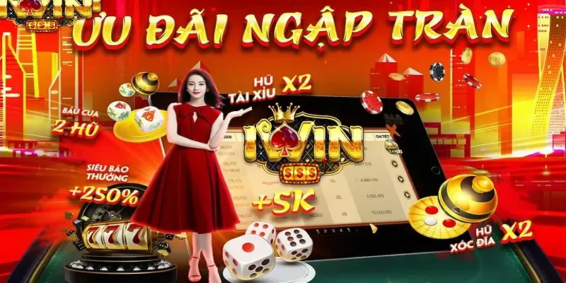 Sân quần vợt với một vận động viên đang giao bóng
